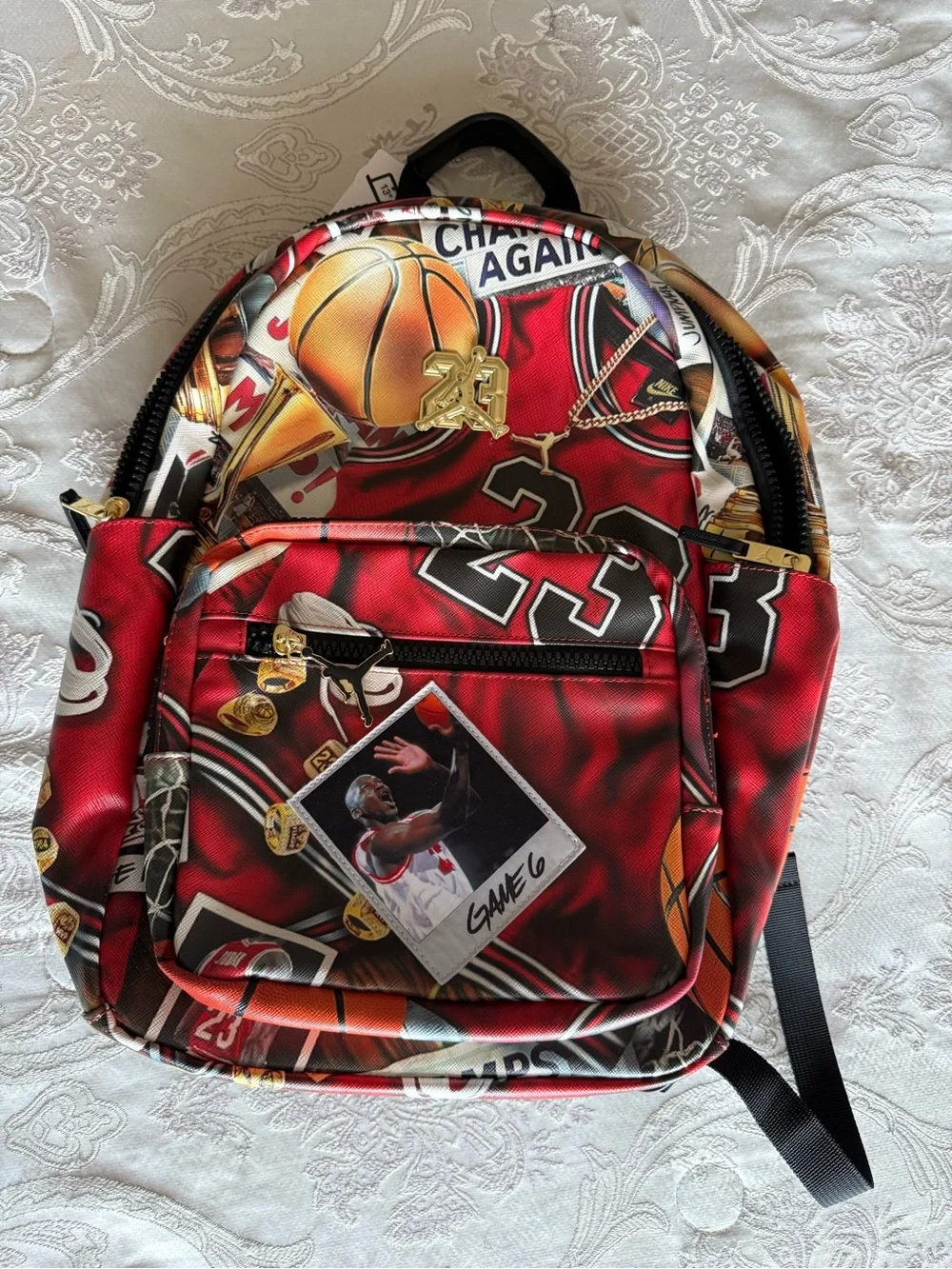 Jordan’s Leather Backpack
